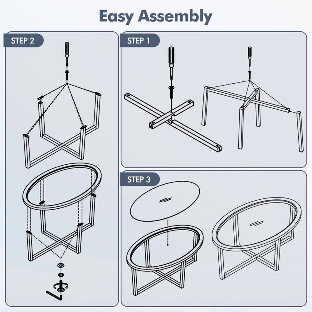 Easy Assembly

STEP 1

STEP 2

STEP 3