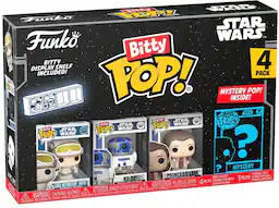 FUNKO Bitty POP!: Star Wars: The Empire Strikes Back S2 - Luke 4-Pack - Collectibles