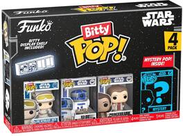 Funko - Bitty POP!: Star Wars: The Empire Strikes Back S2 - Luke 4-Pack - Collectibles - Multicolor