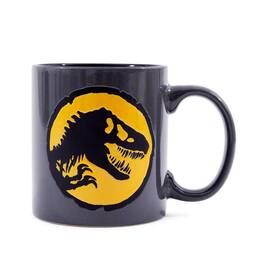 Silver Buffalo - Jurassic World Dominion T-Rex Textured Logo Wax-Resist Ceramic Mug | 20 Ounces - Multi-Colored