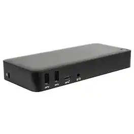 Targus - USB-C Multi-Function DisplayPort Alt. Mode Triple Video Docking Station with 85W Power - Gray