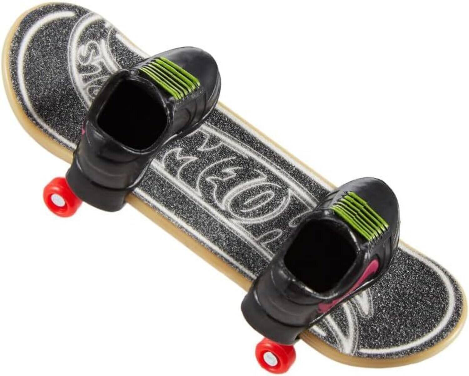 Alt View 2. Mattel - Tony Hawk - Mattel - Hot Wheels Skate Tony Hawk Bright Flight Finger Skateboard + 1 Pair of Shoes   - Collectibles - Multicolor.