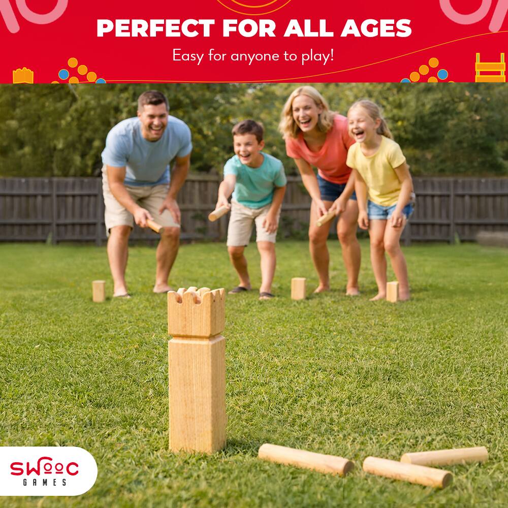 PERFECT FOR ALL AGES  
Easy for anyone to play!  
SWOOC GAMES