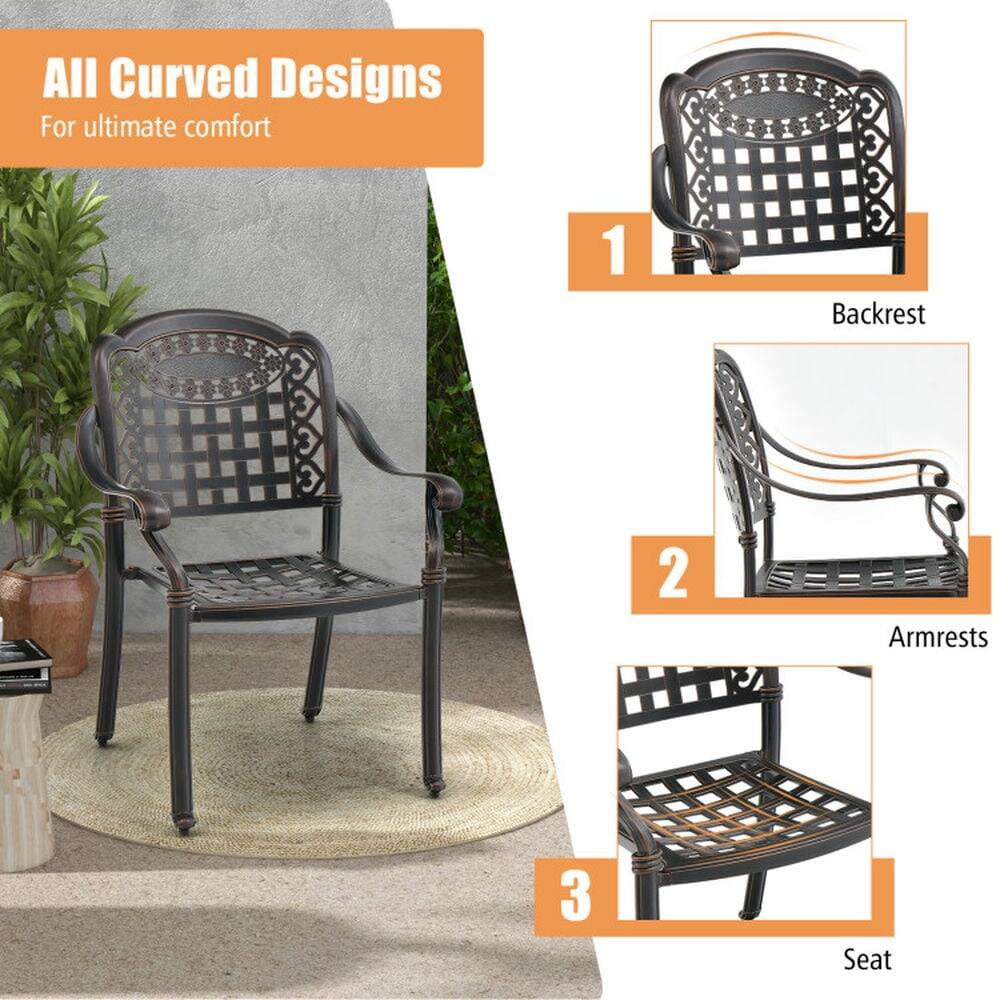 All Curved Designs  
For ultimate comfort

1. Backrest  
2. Armrests  
3. Seat