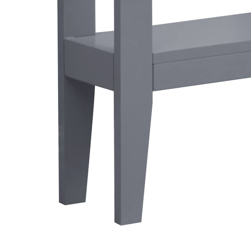 Alt View 1. Kings Brand Furniture - Kings Brand Furniture Entryway Table - Narrow Console Table - Console Table with Storage - Grey.