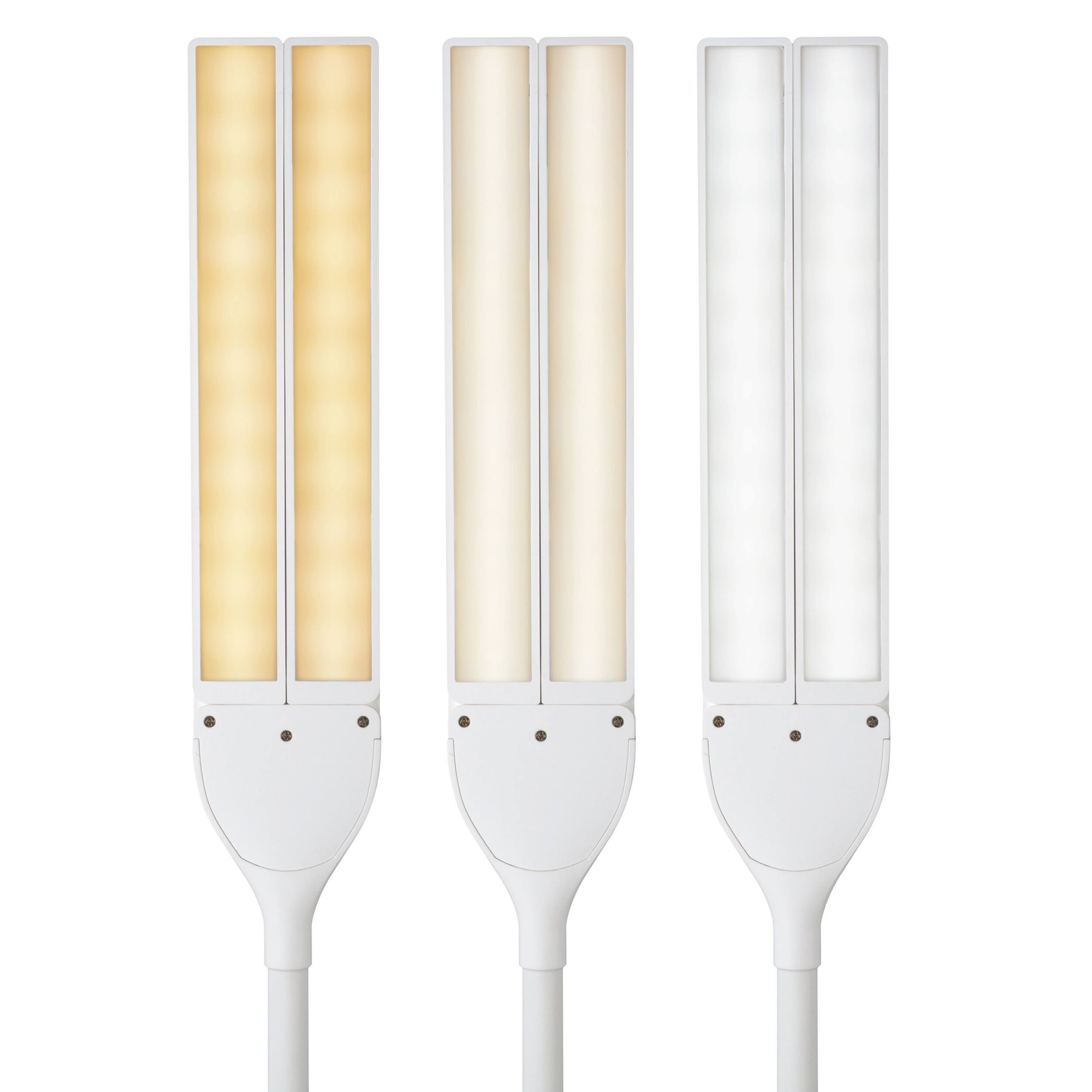 Alt View 4. OttLite - Dual Head LED Desk Lamp - White.