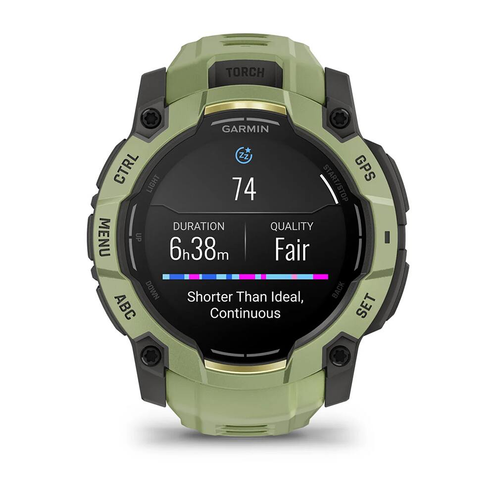 TORCH GARMIN  
CTRL LIGHT START/STOP GPS 74  
DURATION 6h 6h38m  
QUALITY Fair  
MENU UP  
Shorter Than Ideal, Continuous  
DOWN  
ABC  
SET