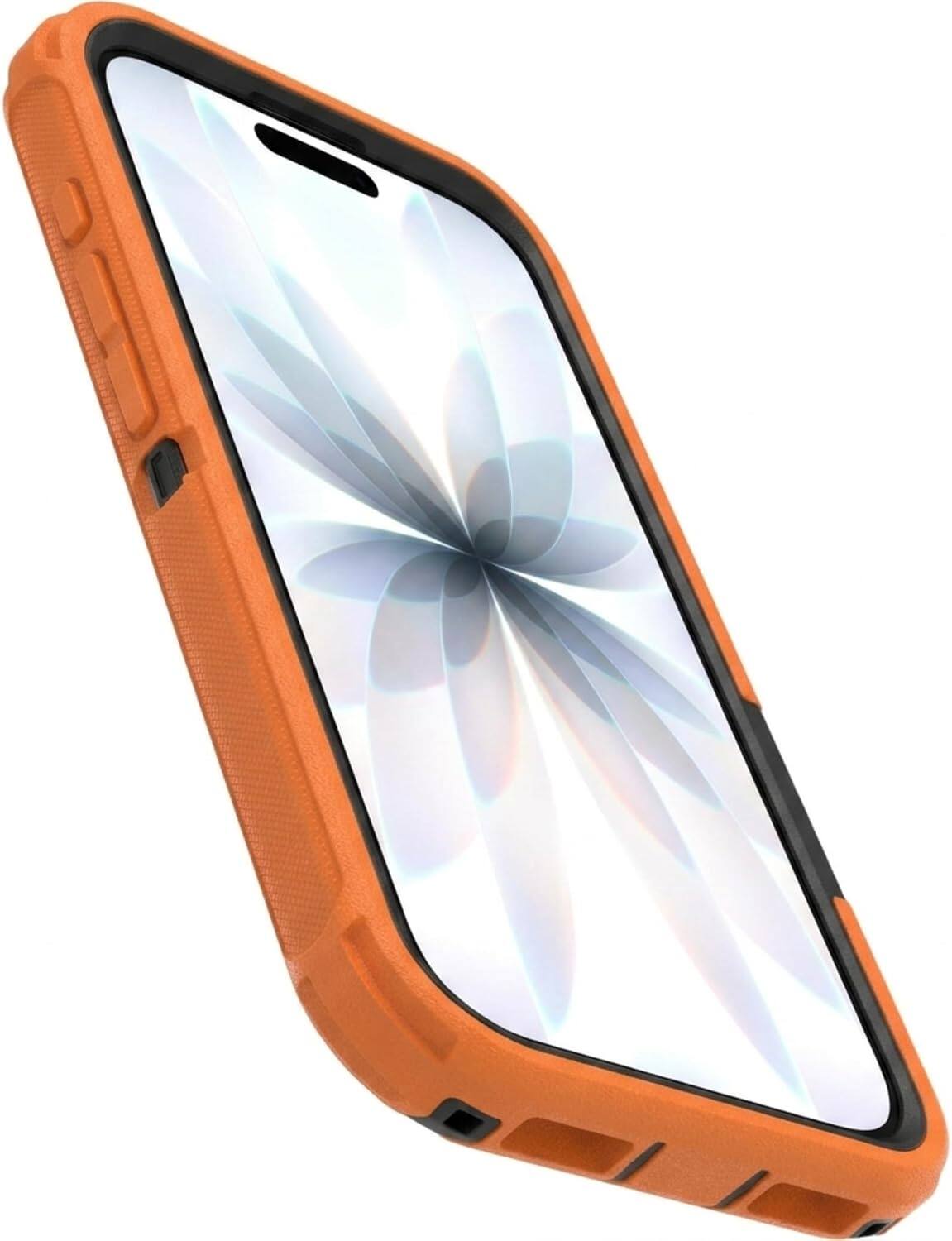 Back. OtterBox - OtterBox - Defender Series Pro Hard Shell for Apple iPhone 17 - Blaze Orange.