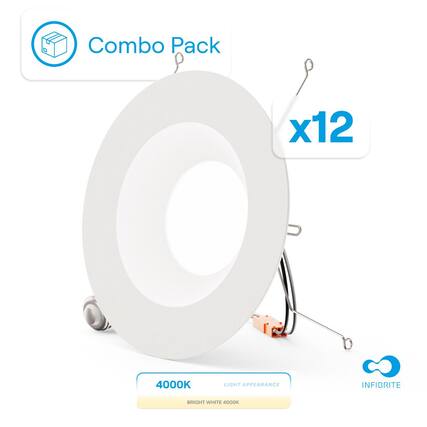 Combo Pack x12
4000K LIGHT APPEARANCE
INFIBRITE BRIGHT WHITE 4000K