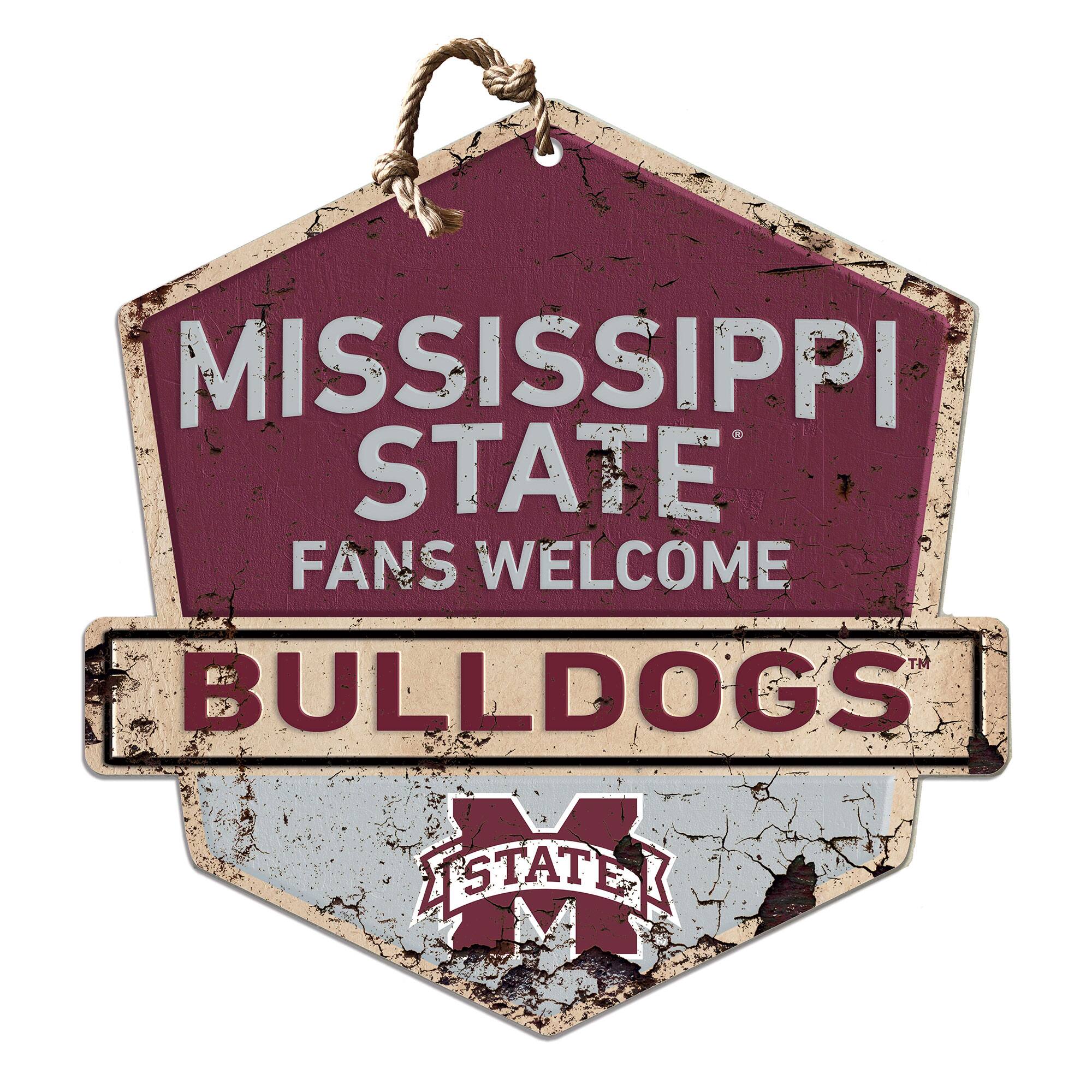 Mississippi State Bulldogs Fans Welcome Sign