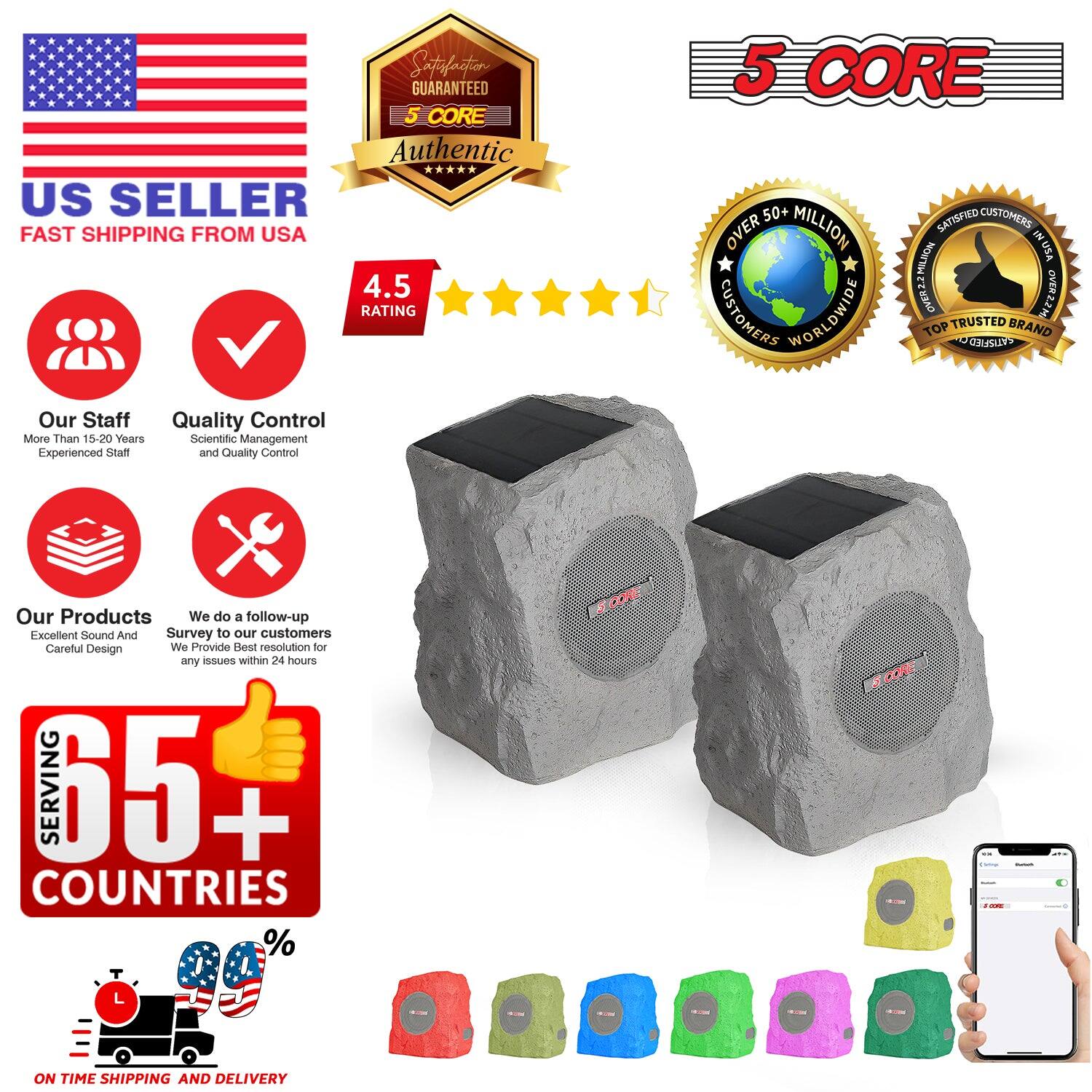**Satisfaction Guaranteed**

**5 CORE Authentic US Seller**

**Fast Shipping from USA**

**4.5 Rating**

**Our Staff**

- More Than 15-20 Years
- Experienced Staff

**Quality Control**

- Scientific Management
- Experienced Staff and Quality Control

**Our Products**

- Excellent Sound
- Careful Design

**We do a follow-up Survey to our customers**

- Provide resolution for any issues within 24 hours

**Serving 65+ Countries**

**Over 50+ Million Satisfied Customers Worldwide**

**Top Trusted Brand**

**On Time Shipping and Delivery**