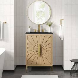 Awaken 24" Bathroom Vanity by Modway - Oak Black