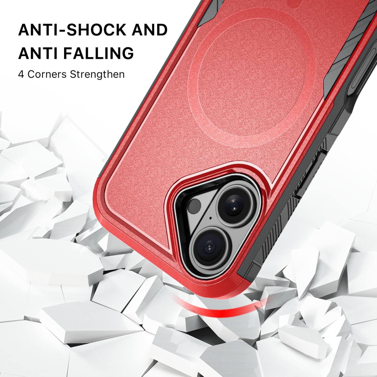 ANTI-SHOCK AND ANTI FALLING  
4 Corners Strengthen