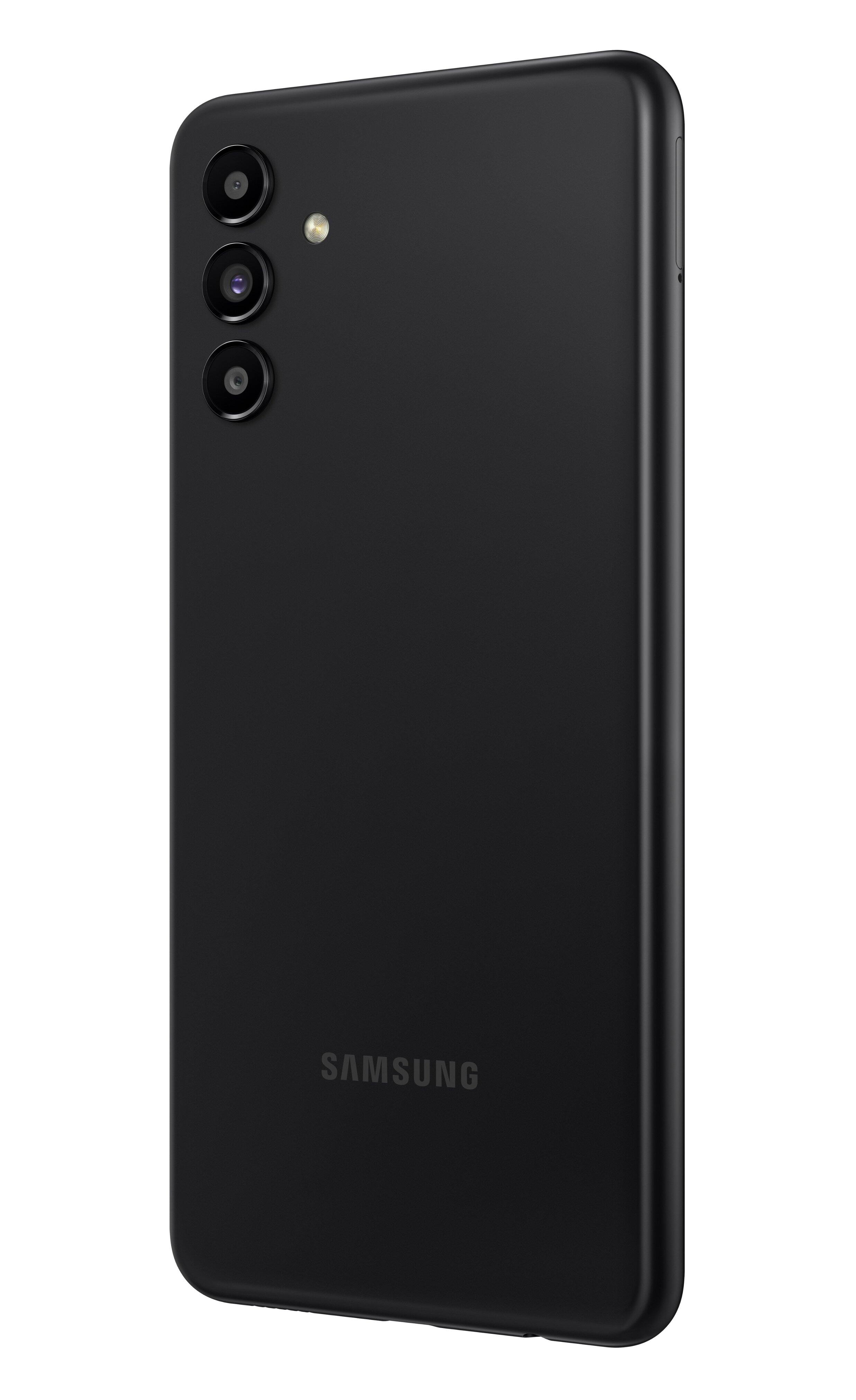 Alt View 1. Boost Mobile - Boost Mobile Samsung Galaxy A13 5G - Prepaid Smartphone - Black.