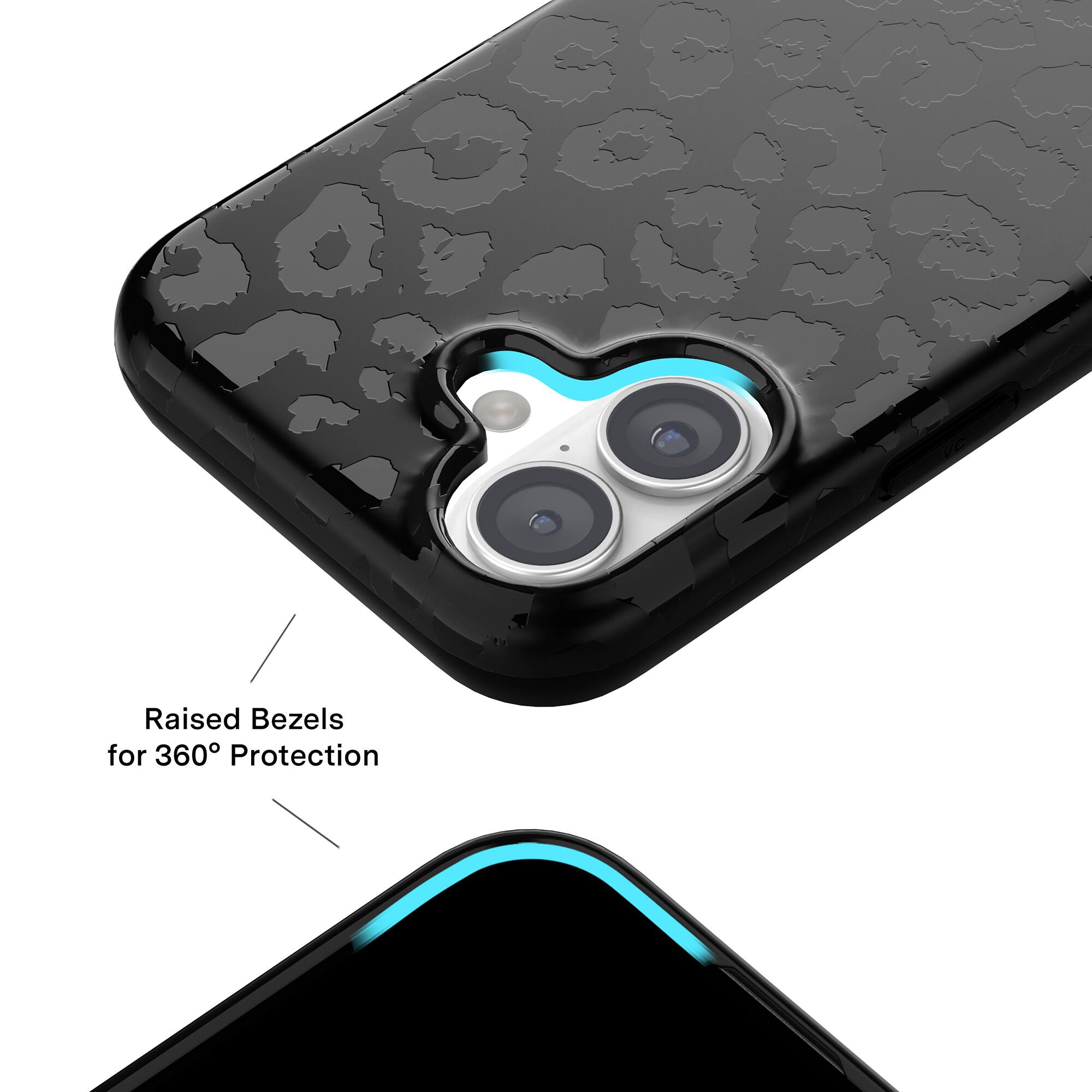 Raised Bezels for 360° Protection