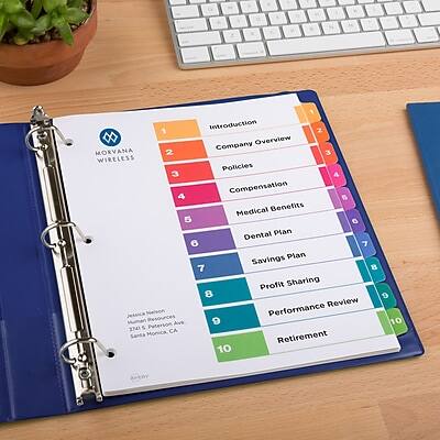 Introduction  
1  
Company Overview  
2  
Policies  
3  
Compensation  
4  
Medical Benefits  
5  
Dental Plan  
6  
Savings Plan  
7  
Profit Sharing  
8  
Performance Review  
9  
Retirement  
10  

Human Resources  
Peterson Ave 1741  
Monica, CA