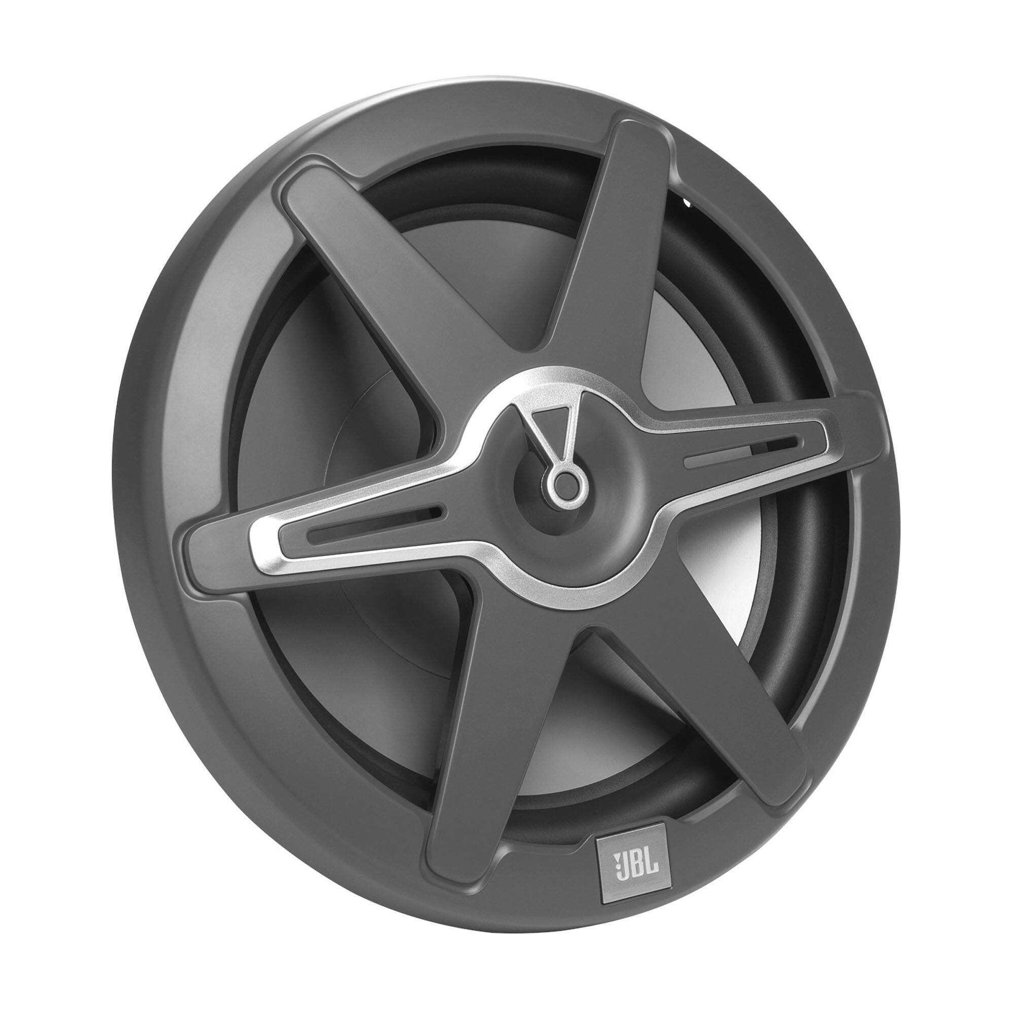 Alt View 1. JBL - JBL CLUB12 12" (304mm) marine audio subwoofer with RGB lighting   400W – white/Gray grills included - Black.