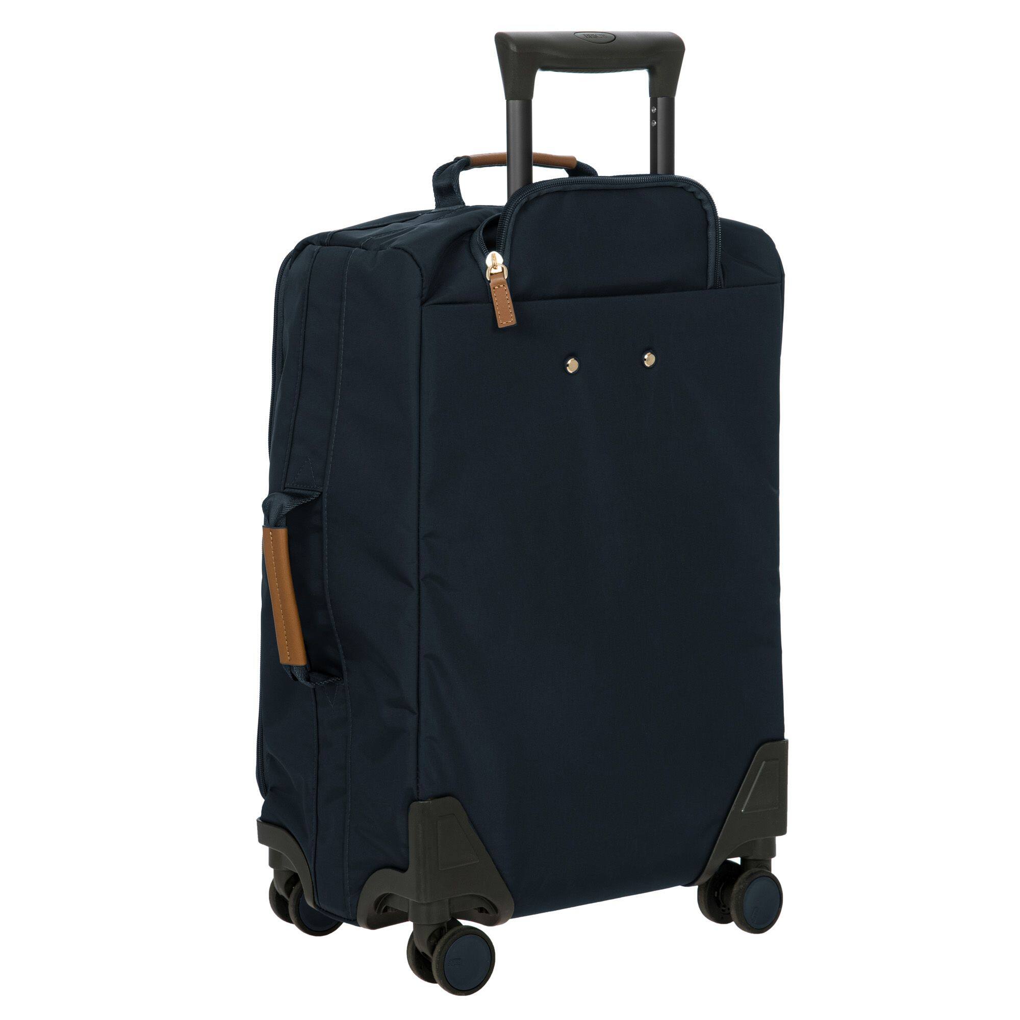 Left. Bric's - X-travel 21" Carry-On Spinner, Navy - Navy.
