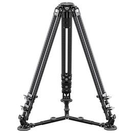 Leofoto - LVC-193C Dual-Tube 3-Section Carbon Fiber Tripod with Leveling Base and Handle