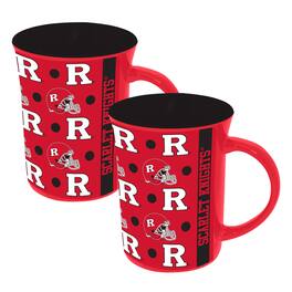 The Memory Company - Rutgers Scarlet Knights Two-Pack 15oz. Line Up Ceramic Mugs - Multicolor