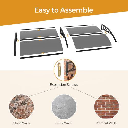 Easy to Assemble Expansion Screws Stone Walls Brick Walls Cement Walls