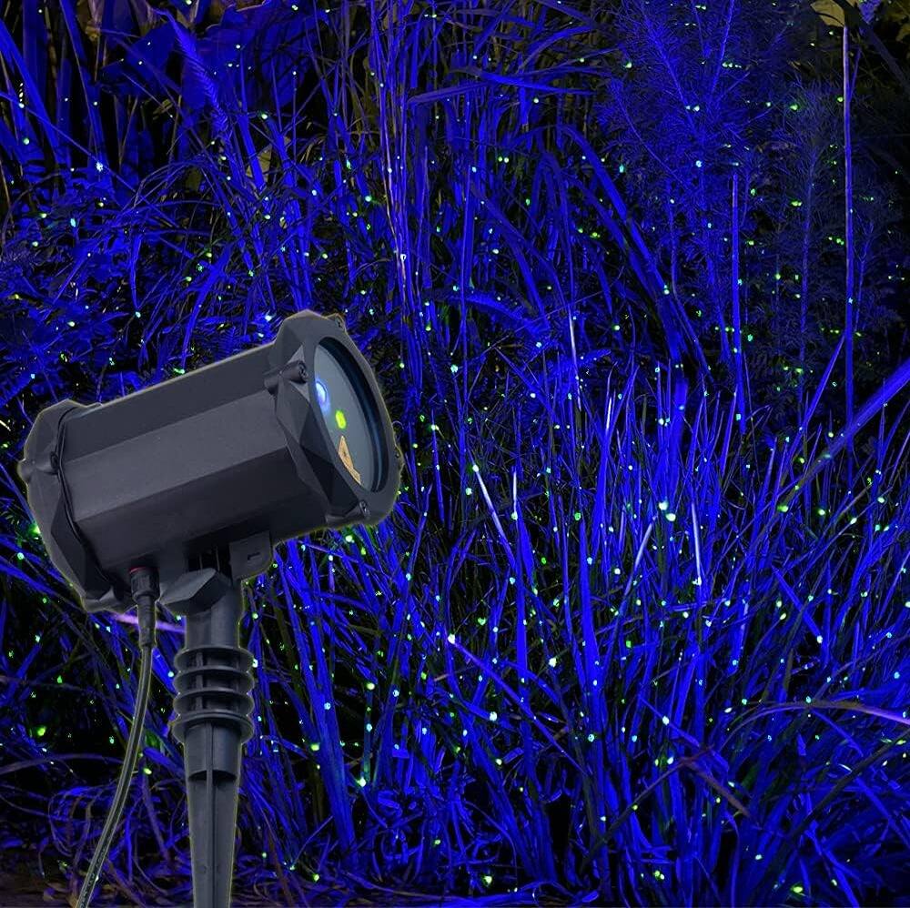Front. Schertz - Firefly Garden Lights Star Projector Laser - Firefly & Blue Cloud.