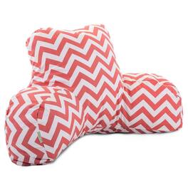 Majestic Home - Reading Pillow Chevron Coral - Pink
