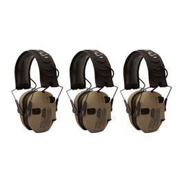 Walkers - Walker’s Razor Shooting Muffs (Distressed Flag) 3-Pack - Tan
