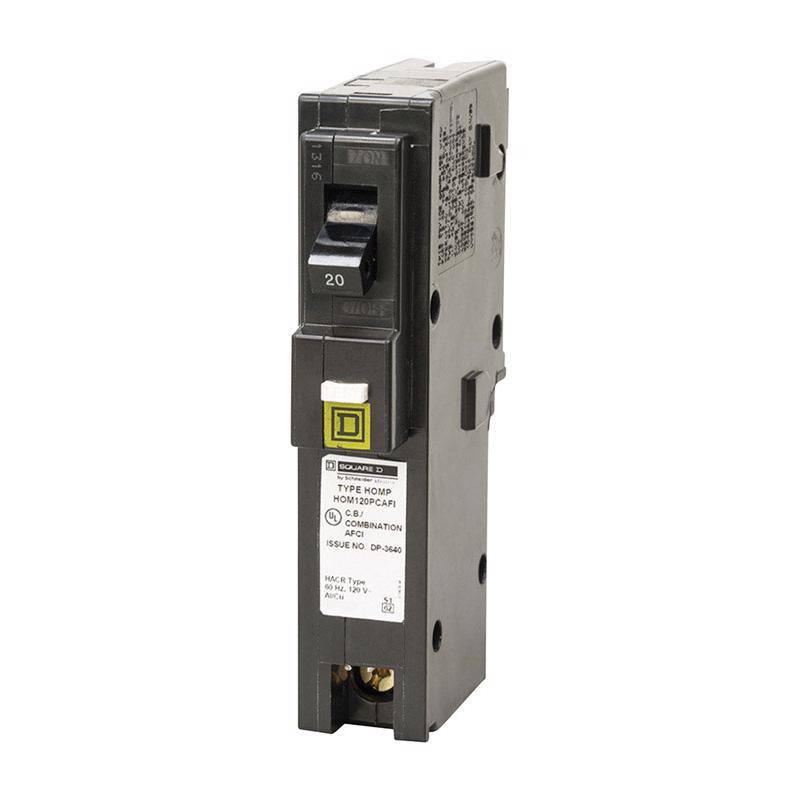 316 WOn 20 O D SQUARE D TYPE HOMP HOM120PCAFI 4 C.B COMBINATION AFCI ISSUE NO DP-3640 HACR p 60 H. 129 V AUCe ST O2