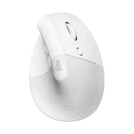 Logitech - Lift Vertical Wireless Ergonomic Mouse with 4 Customizable Buttons - Wireless - Off-White