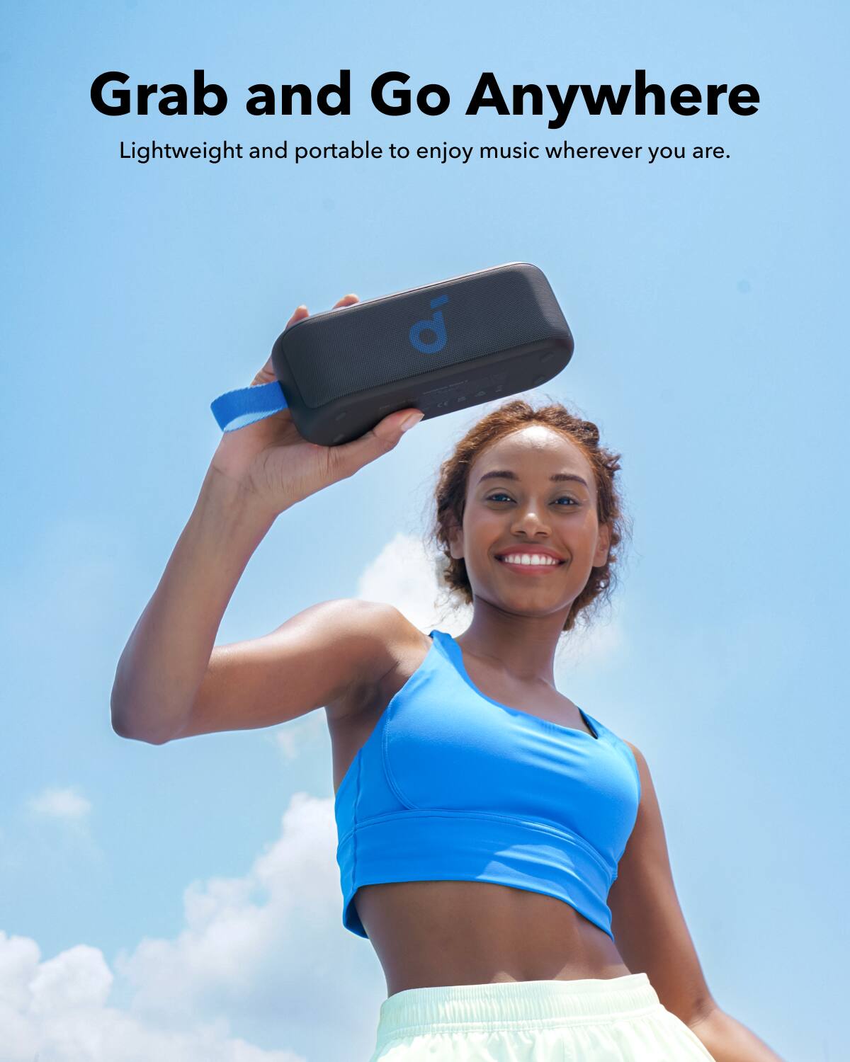 Grab and Go Anywhere Lightweight and portable to enjoy music wherever you are.