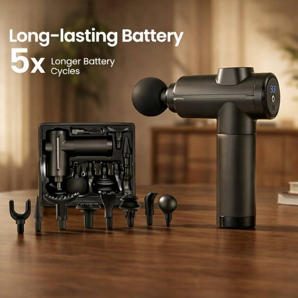 Long-lasting Battery  
5x Longer Battery Cycles  
33