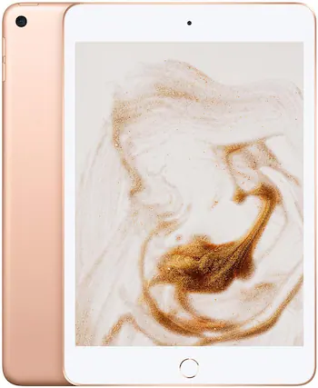 Front. Apple - Apple - Certified Refurbished 7.9-Inch iPad mini (5th Generation) Wi-Fi - 256GB - Gold - Gold.