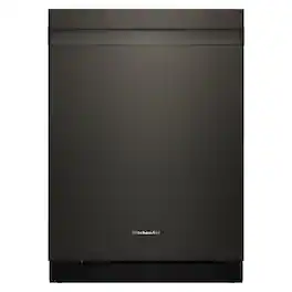 KitchenAid - 24" Top Control Built-In Stainless Steel Tub Dishwasher with Third Rack, Advanced ProDry System, and 44 dBA - Black Ore