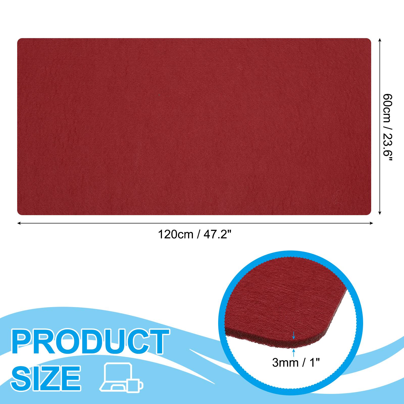 60cm / 23.6"  
120cm / 47.2"  
PRODUCT SIZE  
3mm / 1"