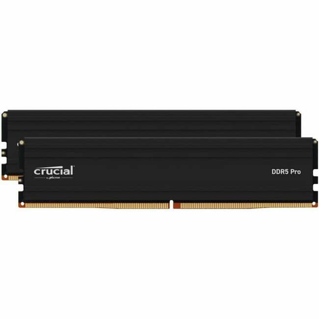 Crucial Pro 32GB Kit (16GBx2) DDR5 6000 UDIMM For Desktop PC 32 GB