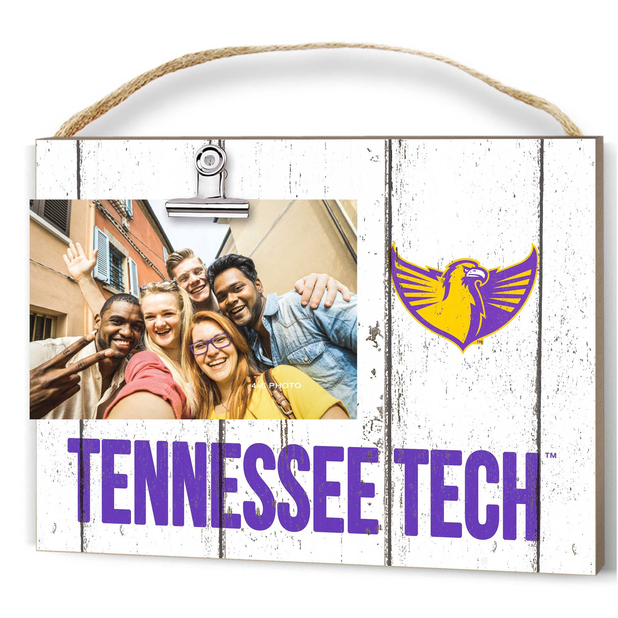 Jardine - Tennessee Tech Golden Eagles 8'' x 10'' Weathered Clip It Frame - White