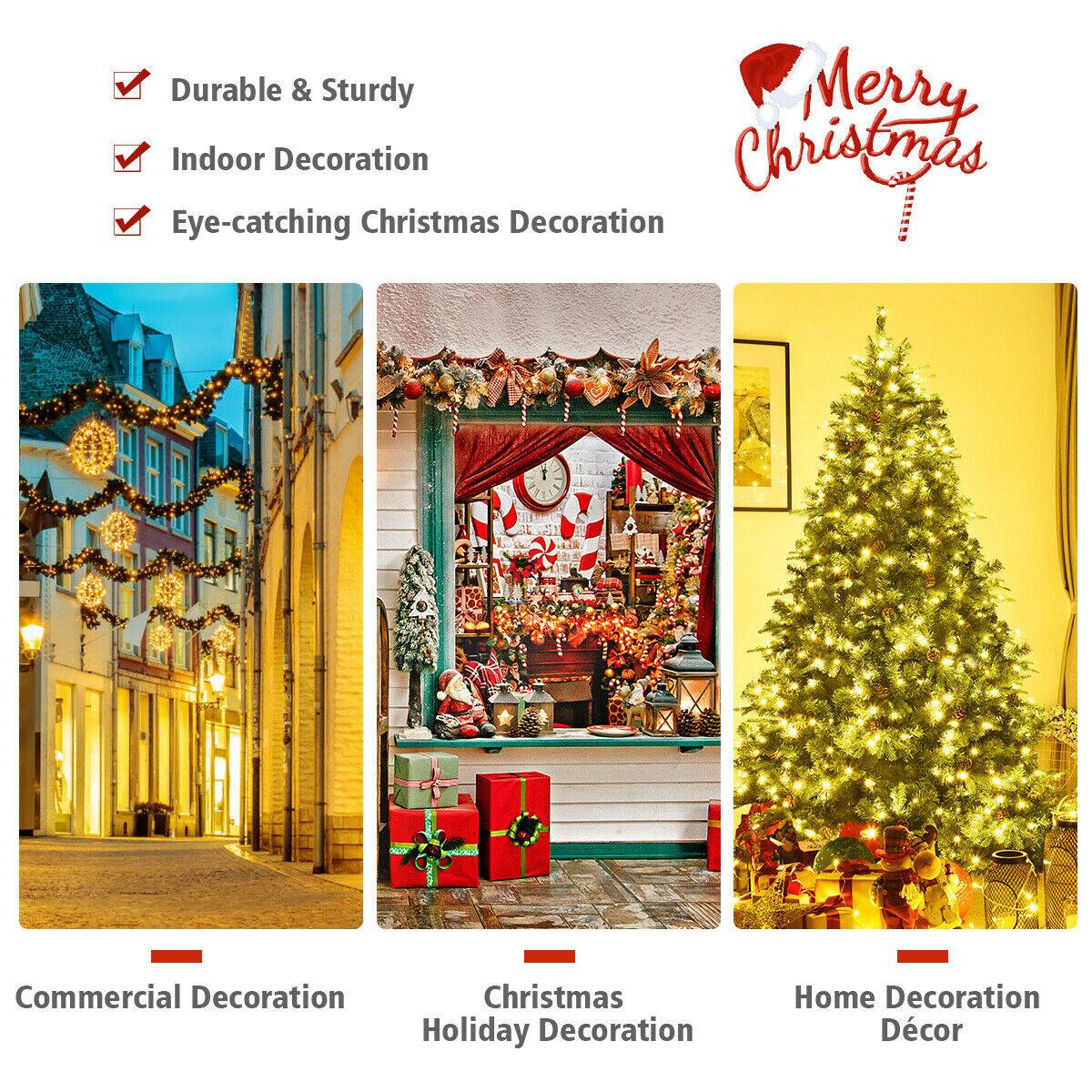- Durable & Sturdy
- Indoor Decoration
- Eye-catching Christmas Decoration

Commercial Decoration

Christmas Holiday Decoration

Home Decoration Décor

Merry Christmas