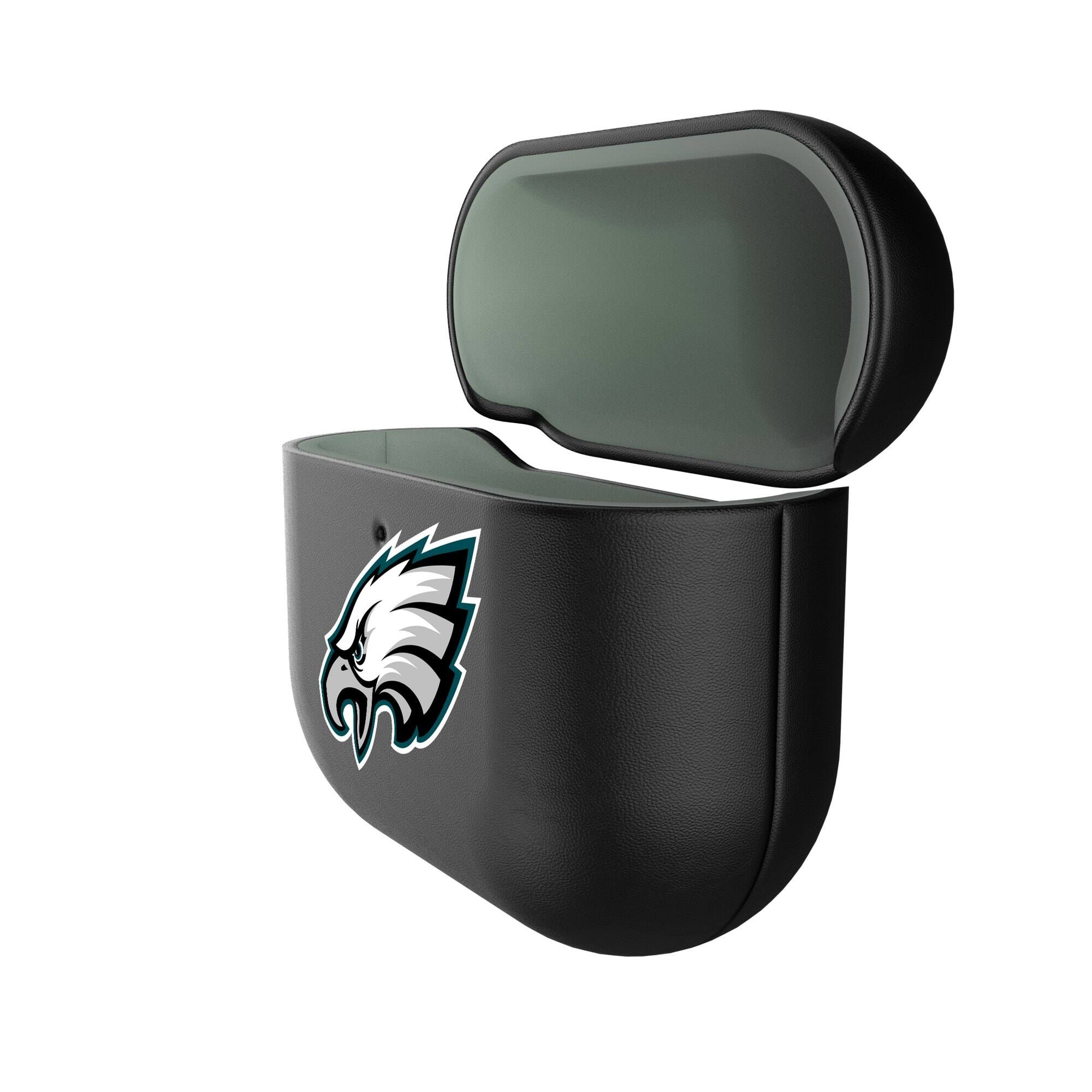 Alt View 1. Keyscaper - Philadelphia Eagles Philadelphia Eagles Insignia AirPods 4th Generation Case Cover - No Size - Black.