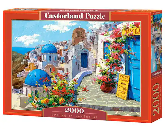 PEpin Castorland Puzzle N C-200603-2 DYL L 2000 SPRING IN SANTORINI PYLOS RESTAURANT MENU Castorland 268m 36.2 2000