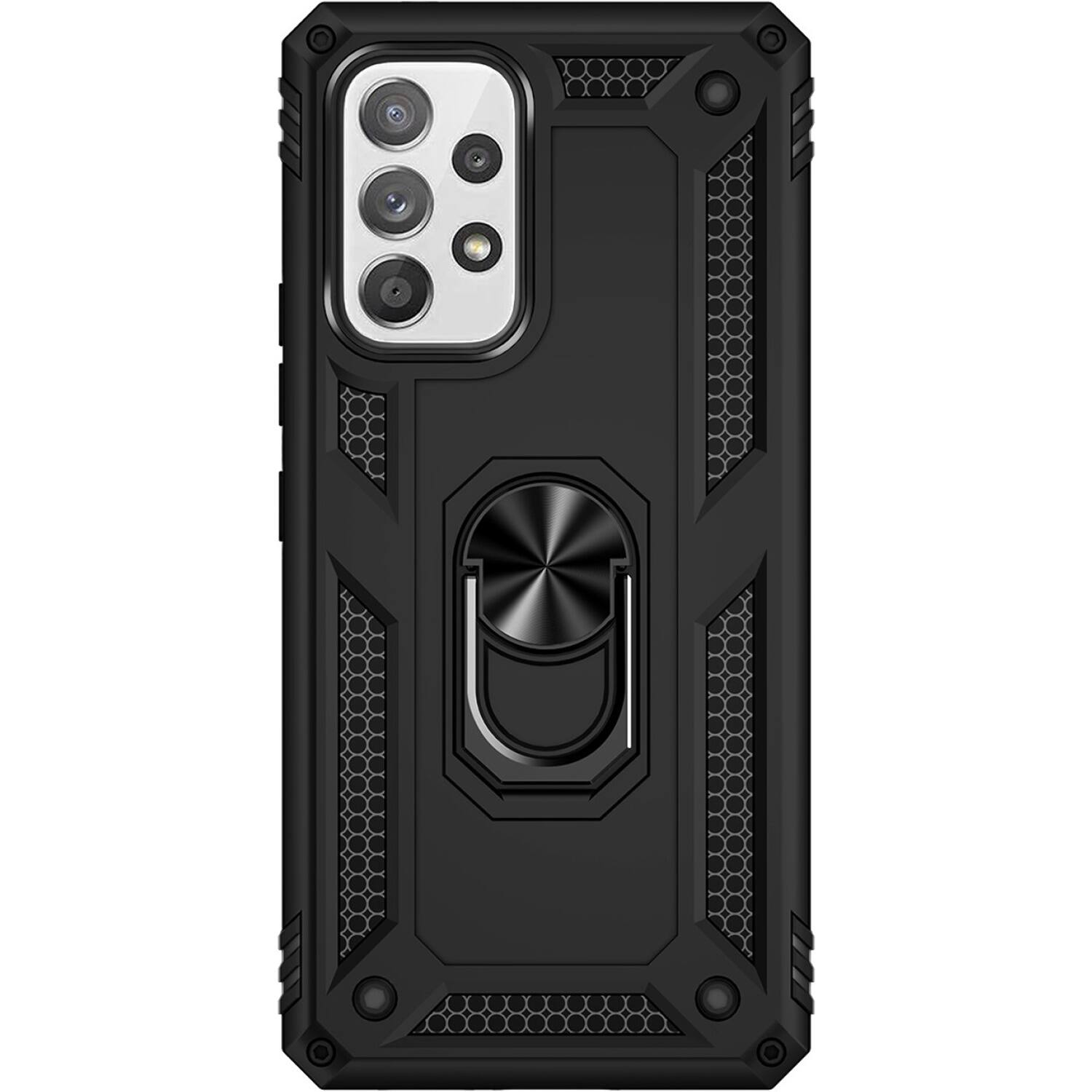 SaharaCase - Military Kickstand Case for Samsung Galaxy A53 5G - Black