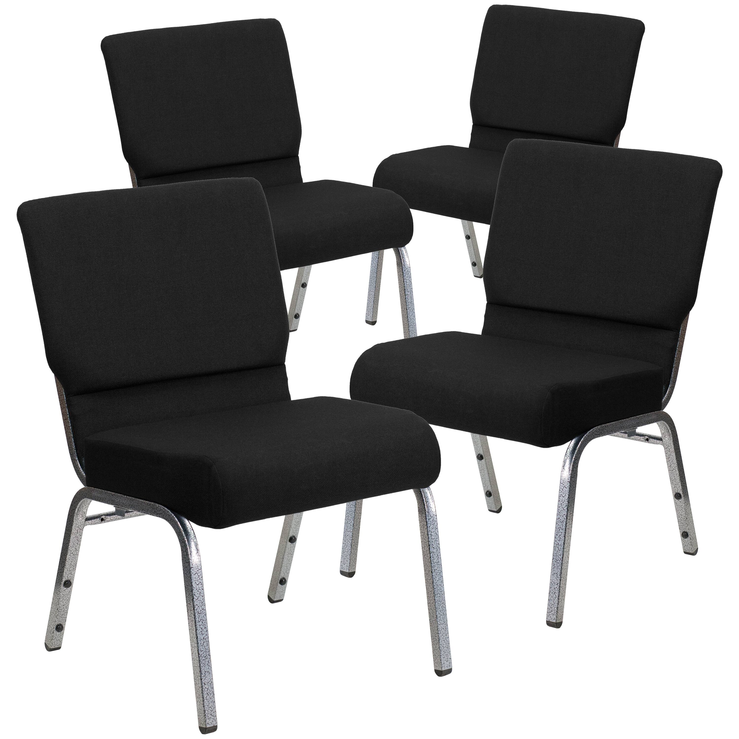 Black Fabric/Silver Vein Frame