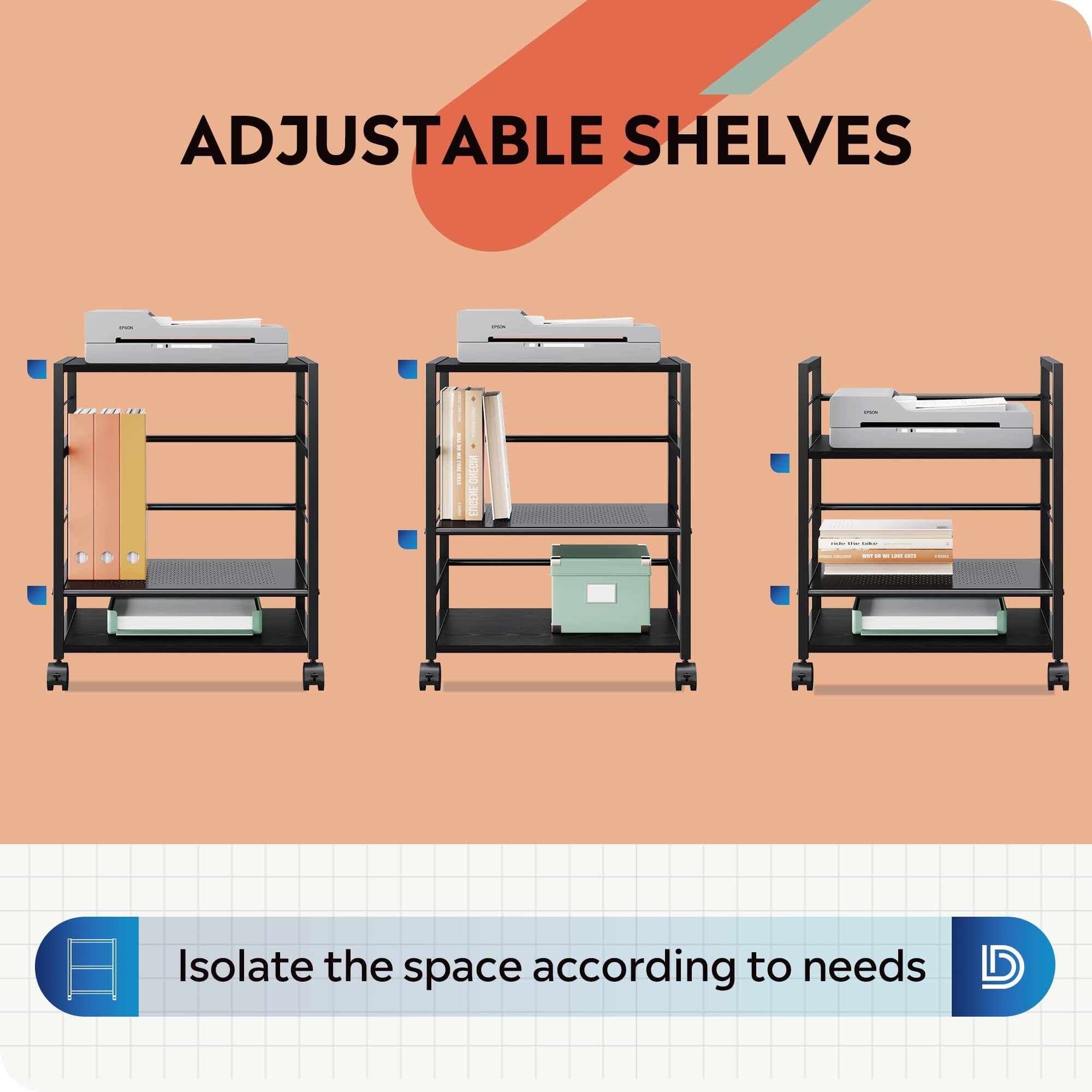 ADJUSTABLE SHELVES

Isolate the space according to needs