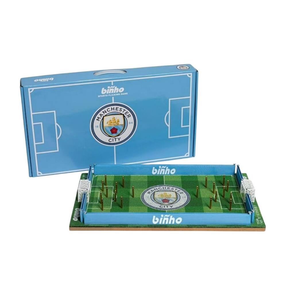 Binho Board - Binho Classic Manchester City FC Edition 2 Player Pinball Board Game