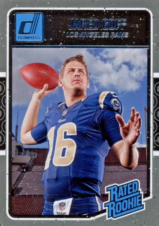 Jared Goff  
Los Angeles Rams  
16  
Rated Rookie