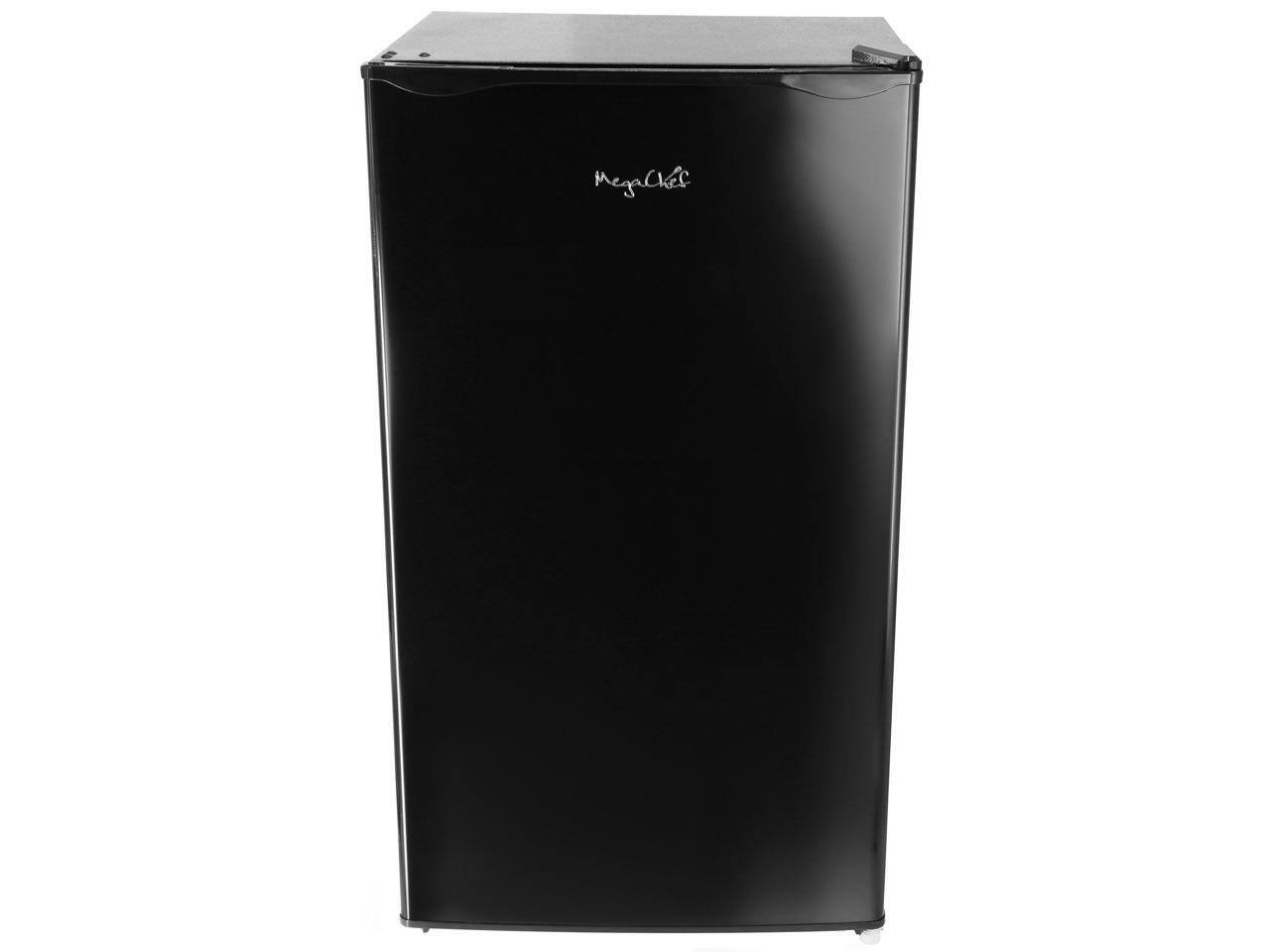 Alt View 2. MegaChef - MegaChef 3.2 Cubic Feet Refrigerator in Black - Black.
