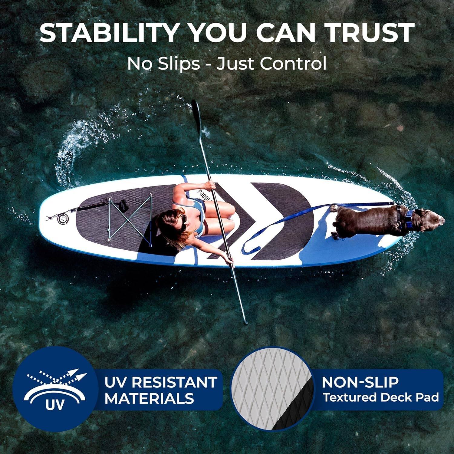 STABILITY YOU CAN TRUST  
No Slips - Just Control  

UV RESISTANT MATERIALS  
NON-SLIP Textured Deck Pad
