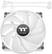 Alt View 2. Thermaltake - CT200 ARGB PWM 200mm Computer Case Fan with Hydraulic Bearing (Single Pack) - White.