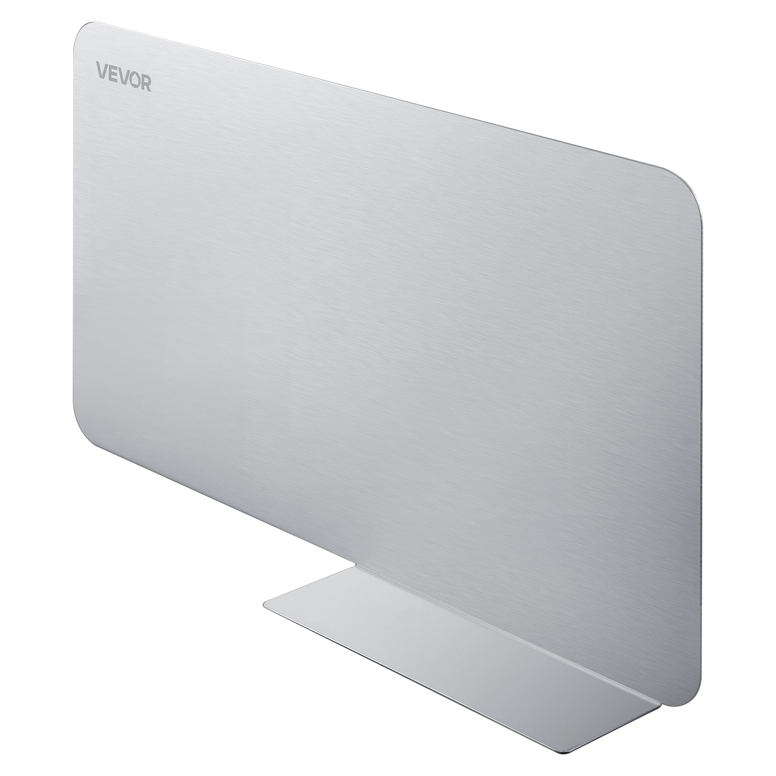 VEVOR - Ice Bin Partition, 15.2 x 5.55 Inch, Stainless Steel Divider for 19 Inch Bar Ice Bins, Stable Bottom Support - Silver