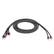 Alt View 27. AudioQuest - Rocket 44 Single BiWire 13' Analog Speaker Cable w/ SureGrip 500 Connectors with Banana to Banana Connectors - Silver on Black.